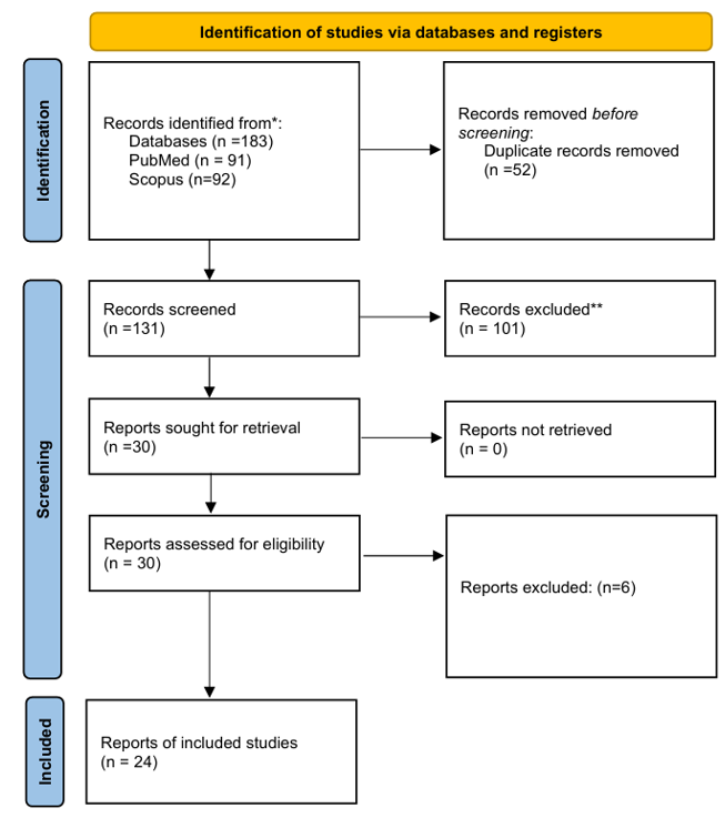 PRISMA Flow Diagram Illustrating the Study Selection Process for the Literature Review.