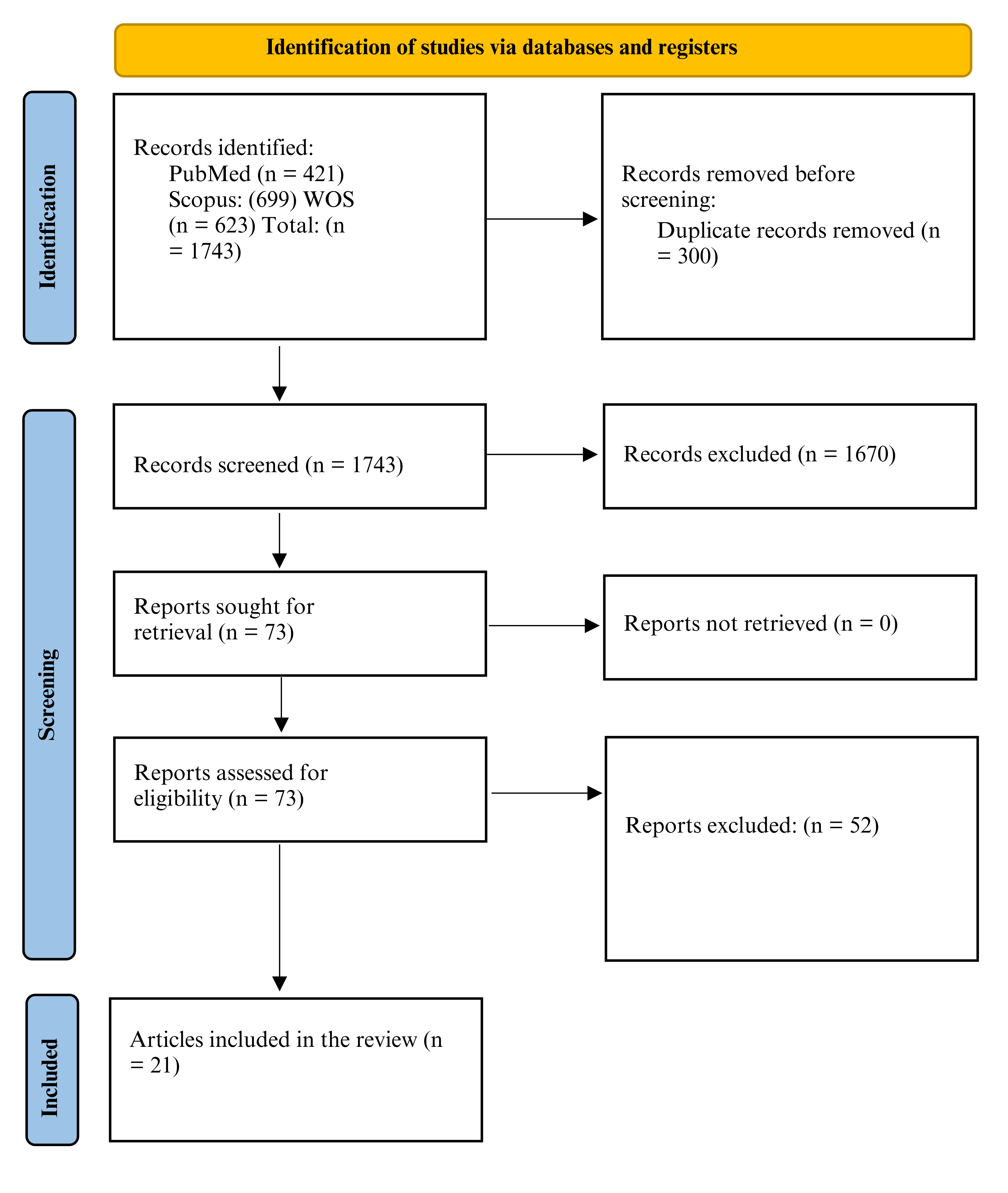 Flowchart of Study Selection Process for Systematic Review.